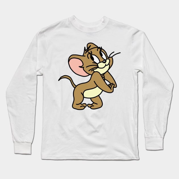 90’s Cartoon Mouse Long Sleeve T-Shirt by 09GLawrence